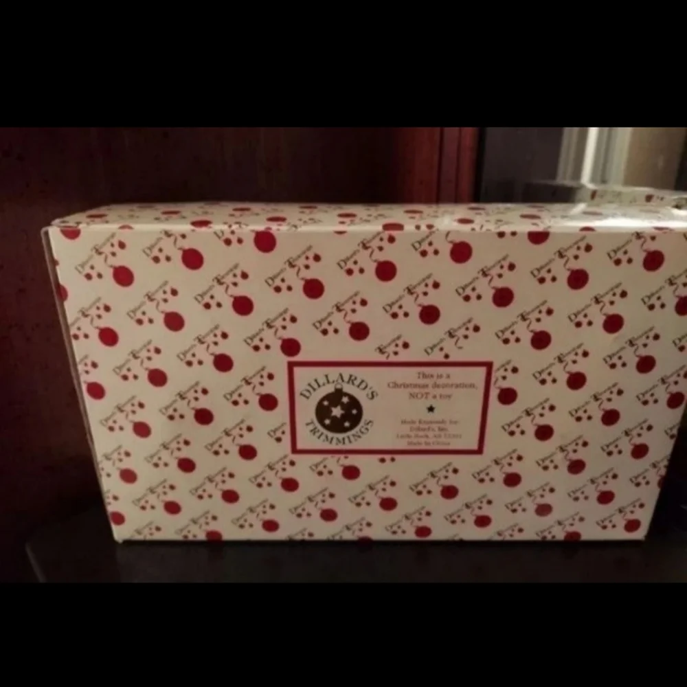 DILLARD'S SHOES & HANDBAG ORNAMENT SET OF 4 VINTAGE NWT